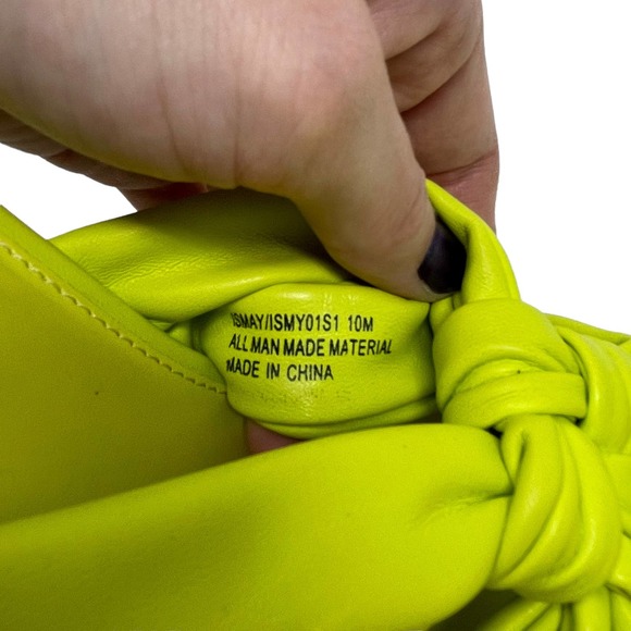 Steve Madden Ismay Heeled Sandals in Neon Yellow Green Size US 10 - Picture 8 of 8